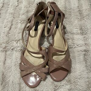 Alex Marie Neutral strappy heels